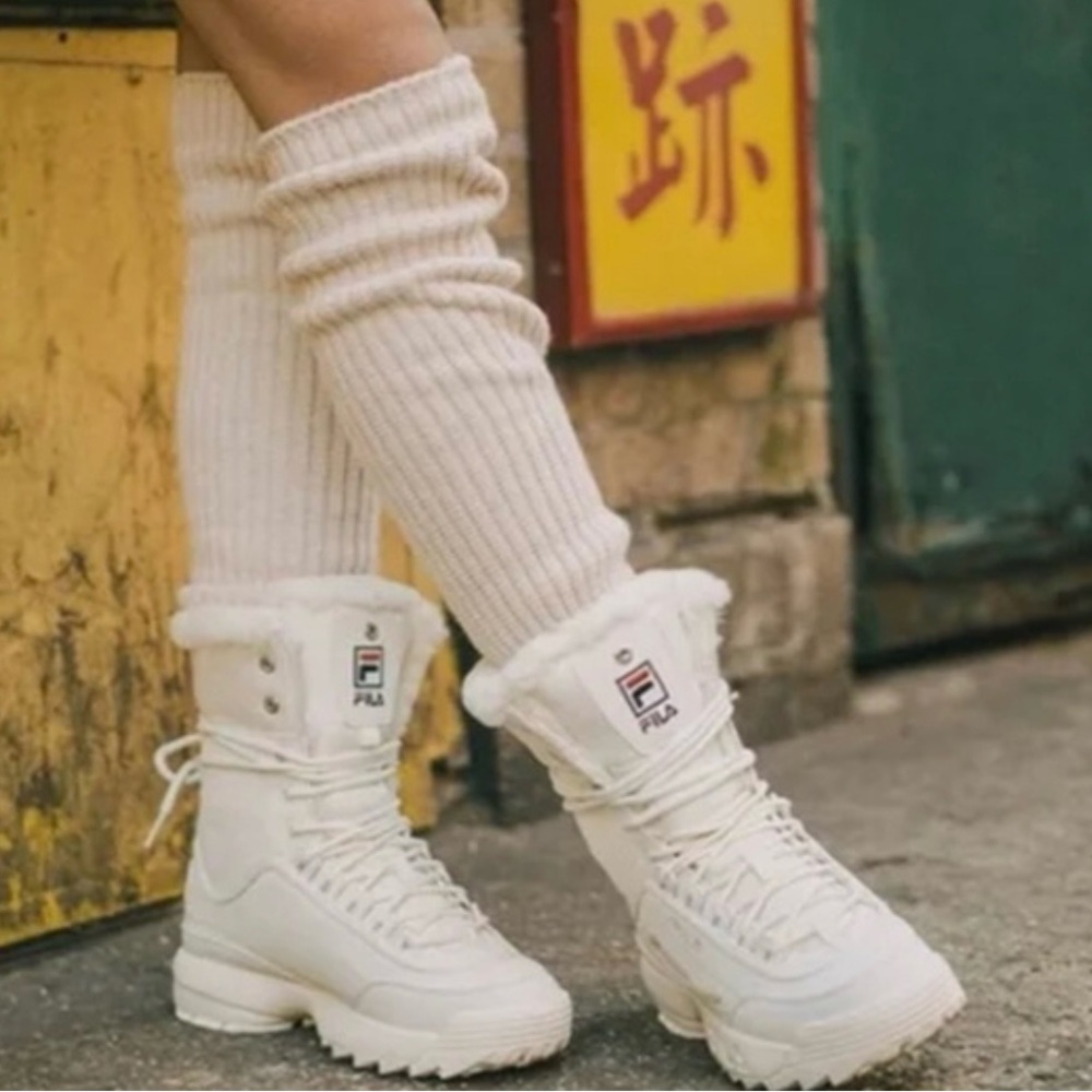 NWT Fila Women’s Disruptor Shearling Boot
